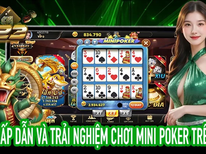 Hình ảnh bàn chơi Poker tại ok99
